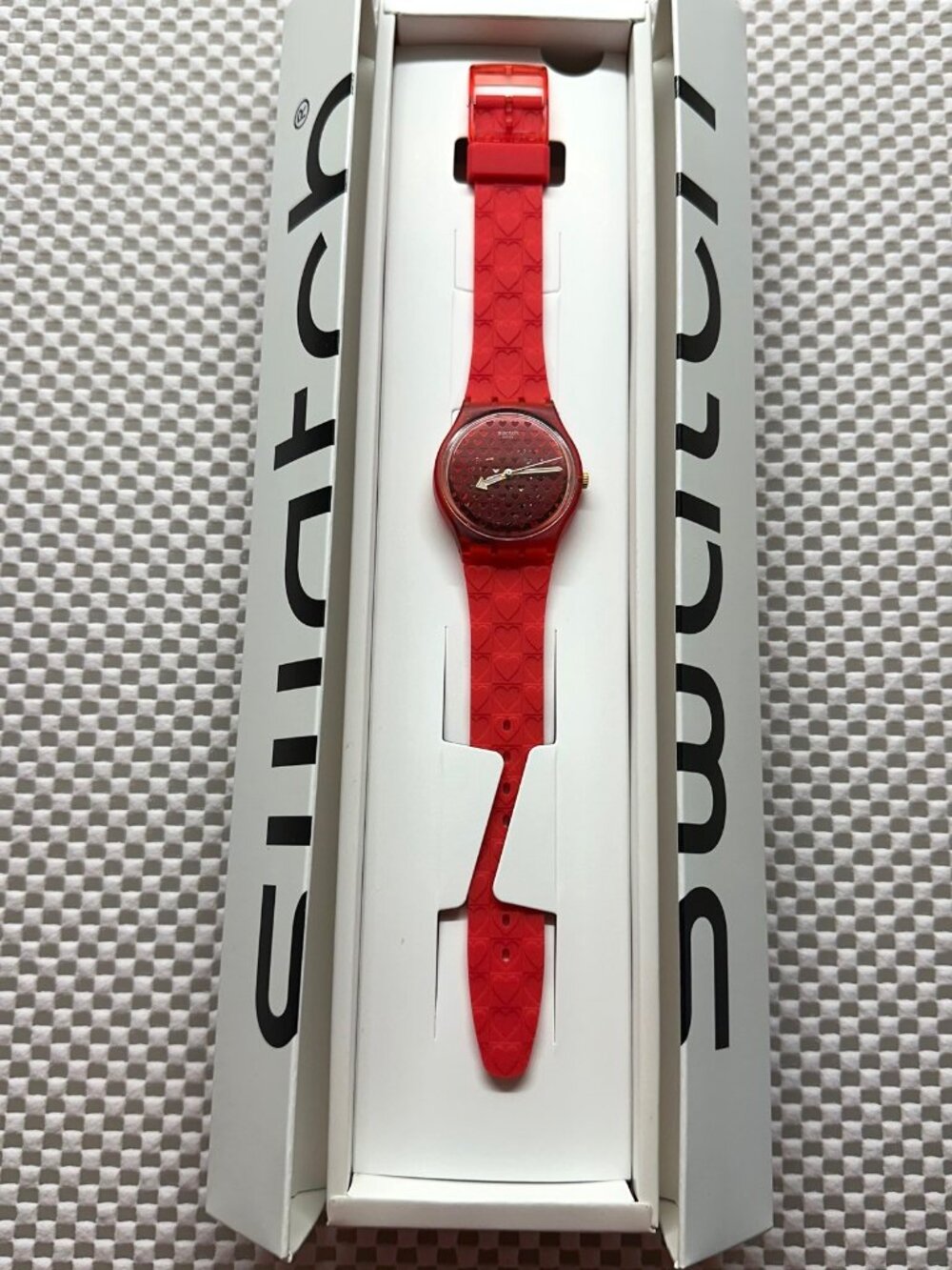 Swatch Watch Love In Scarlet SO287122 Contemporary 2026